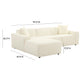 Olafur 2 Piece Upholstered L Shaped Sectional by TOV L68455 L68459
