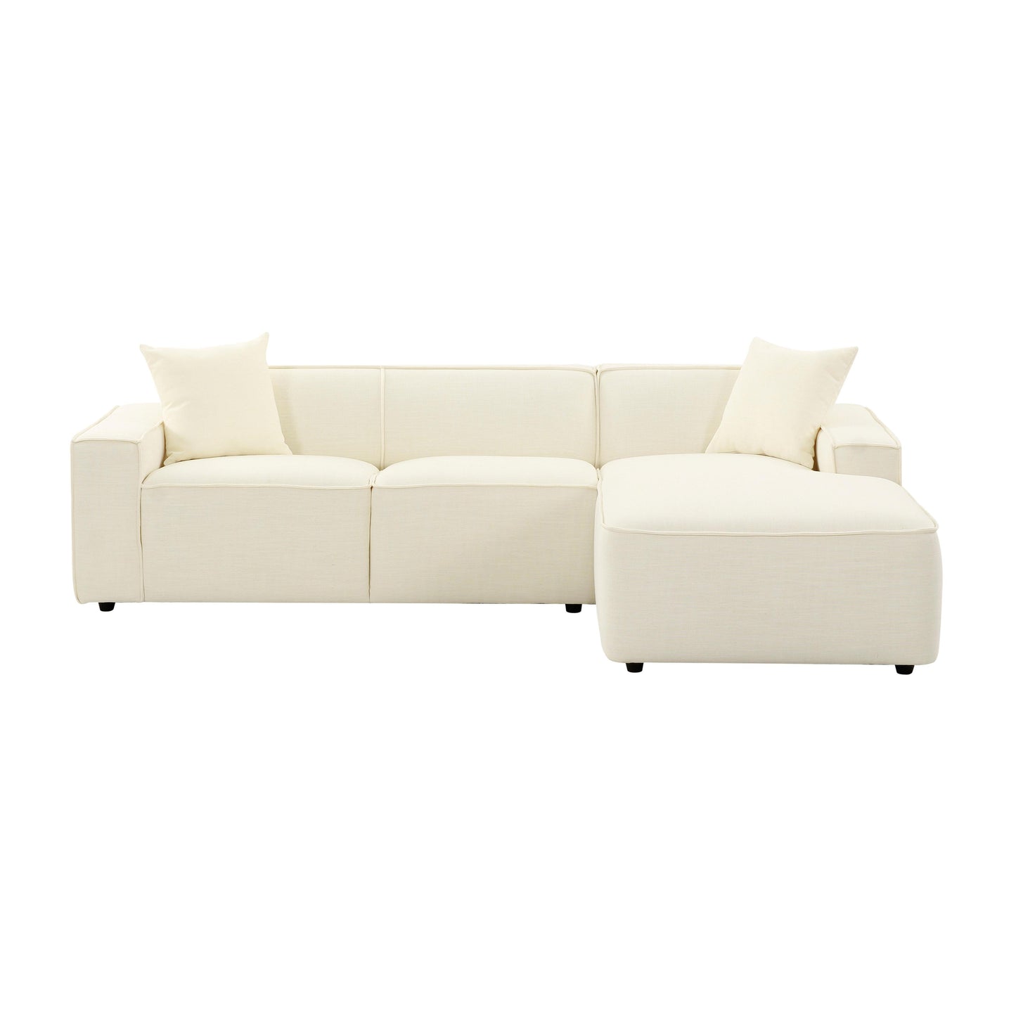 Olafur 2 Piece Upholstered L Shaped Sectional by TOV L68455 L68459