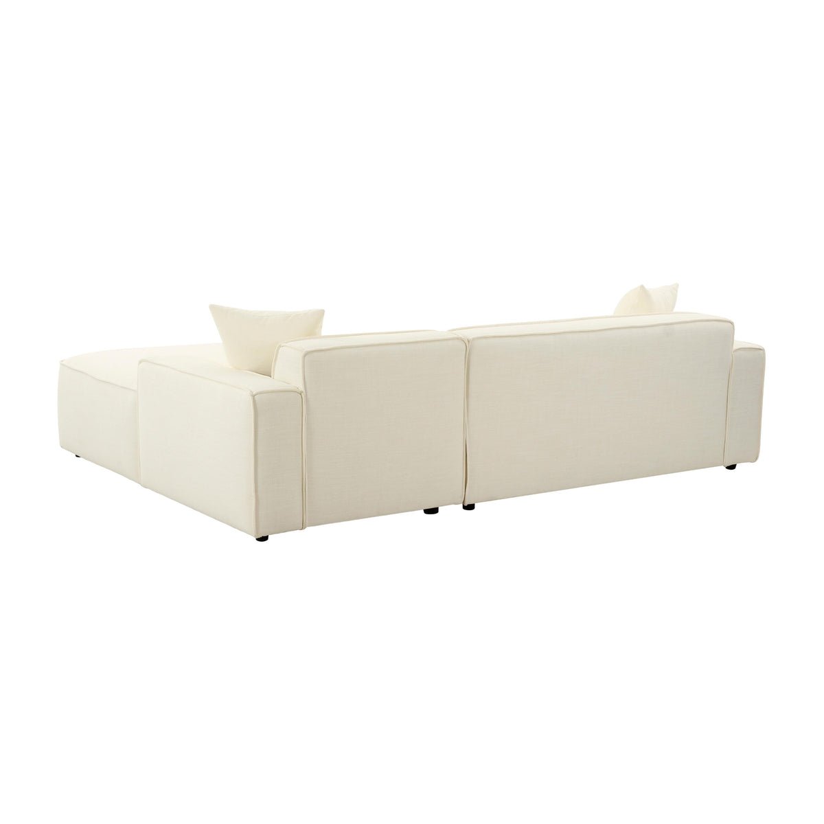 Olafur Cream Linen Sectional - RAF by TOV Furniture – photo 5 of 7