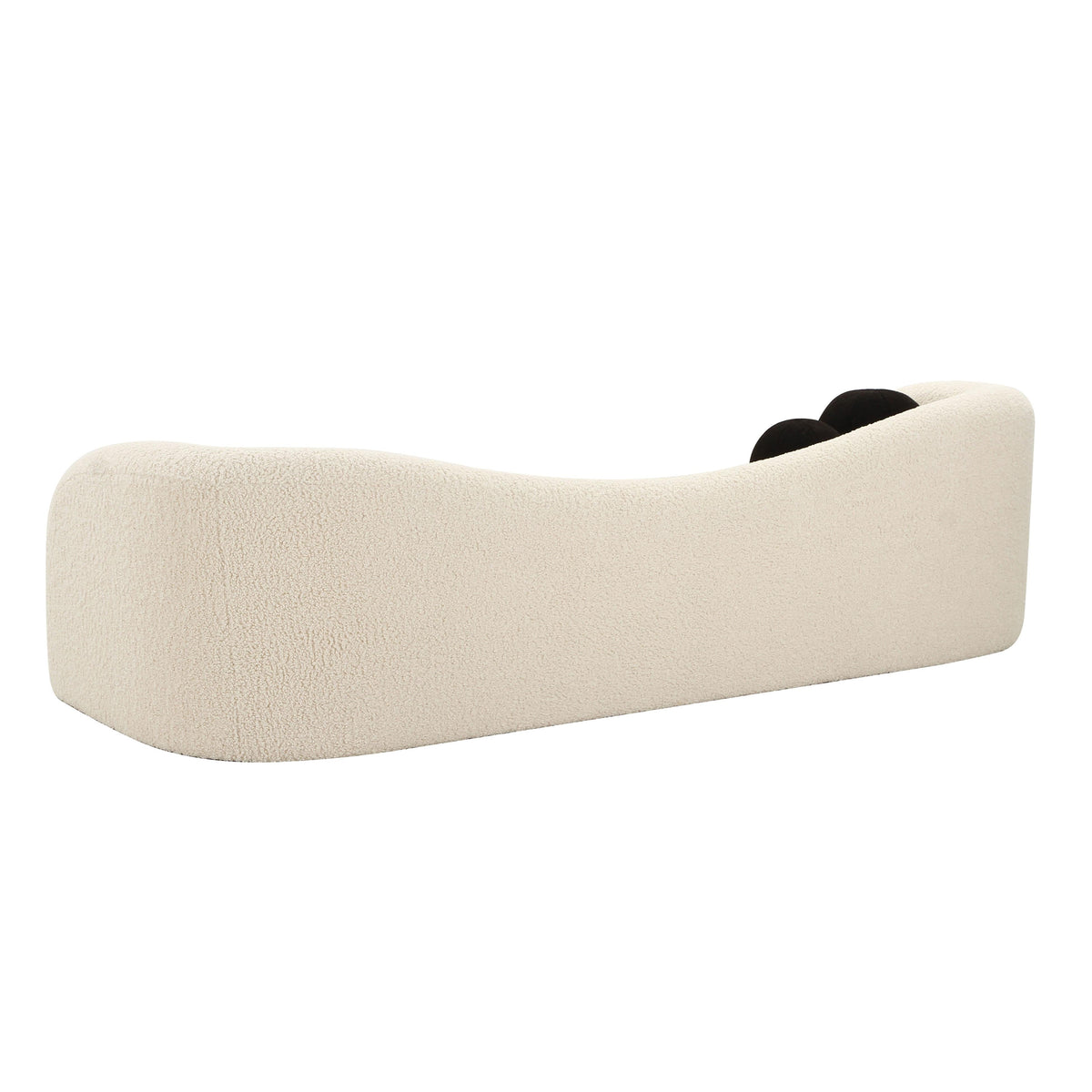 Leonie Beige Faux Shearling Sofa by TOV Furniture – photo 5 of 6