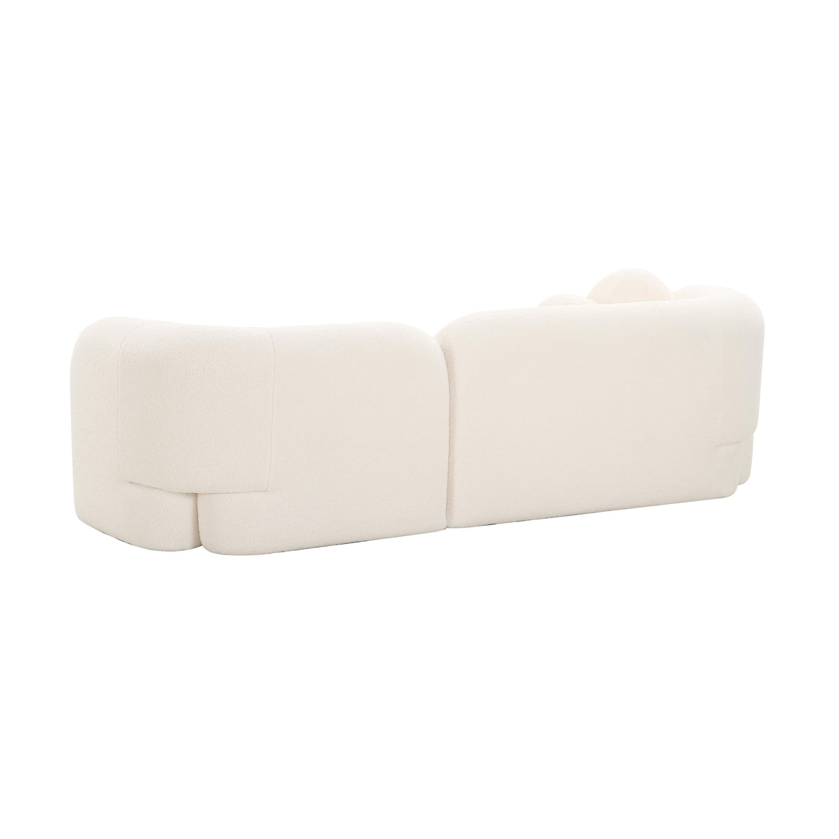 Amelie Cream Contract-Grade Faux Fur Sofa by TOV Furniture – photo 5 of 6