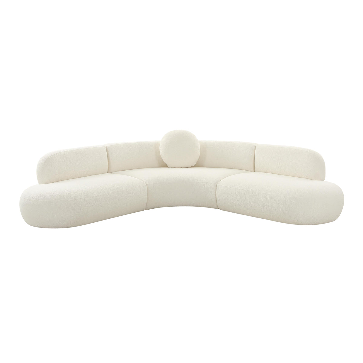 Broohah Cream Performance Boucle Sectional by TOV Furniture – photo 3 of 7