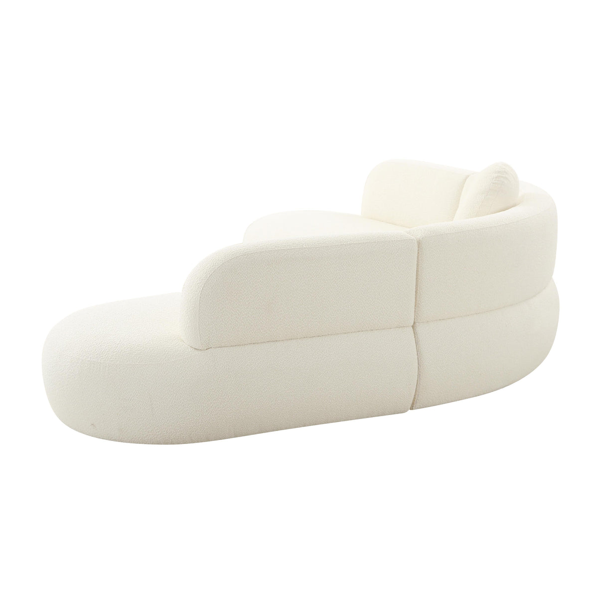 Broohah Cream Performance Boucle Sectional by TOV Furniture – photo 4 of 7
