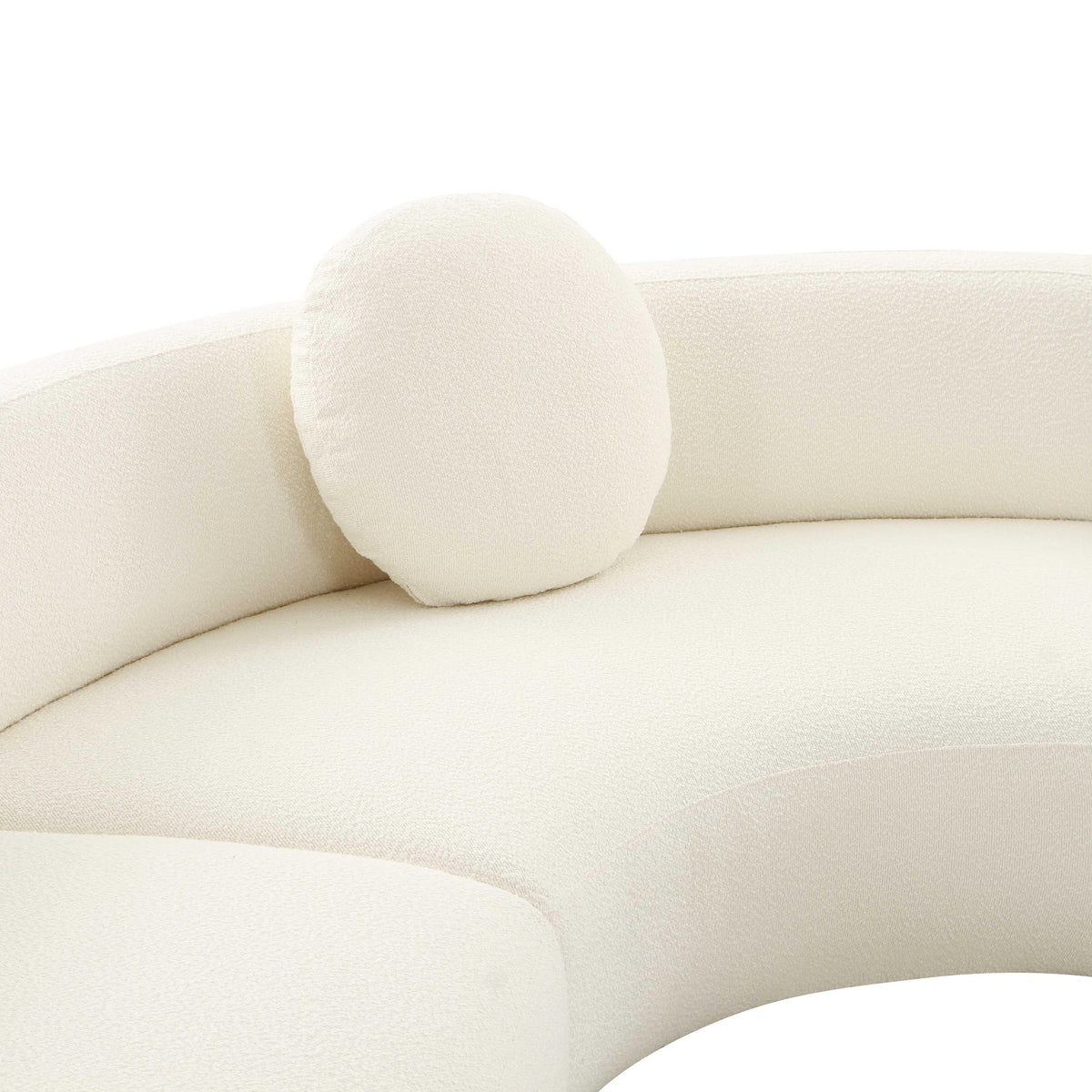 Broohah Cream Performance Boucle Sectional by TOV Furniture – photo 5 of 7