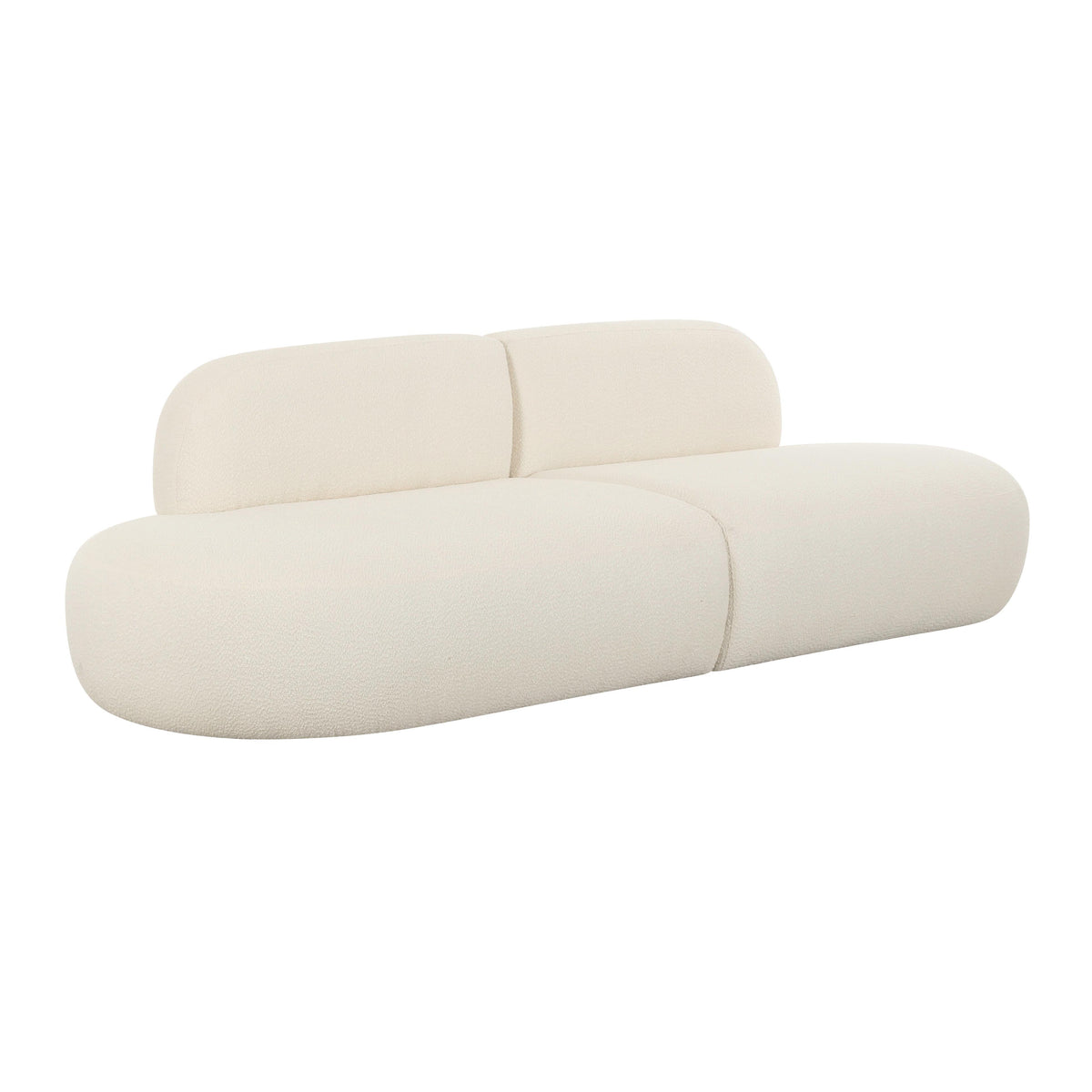 Broohah 94" Cream Performance Boucle Sofa by TOV Furniture – photo 1 of 7