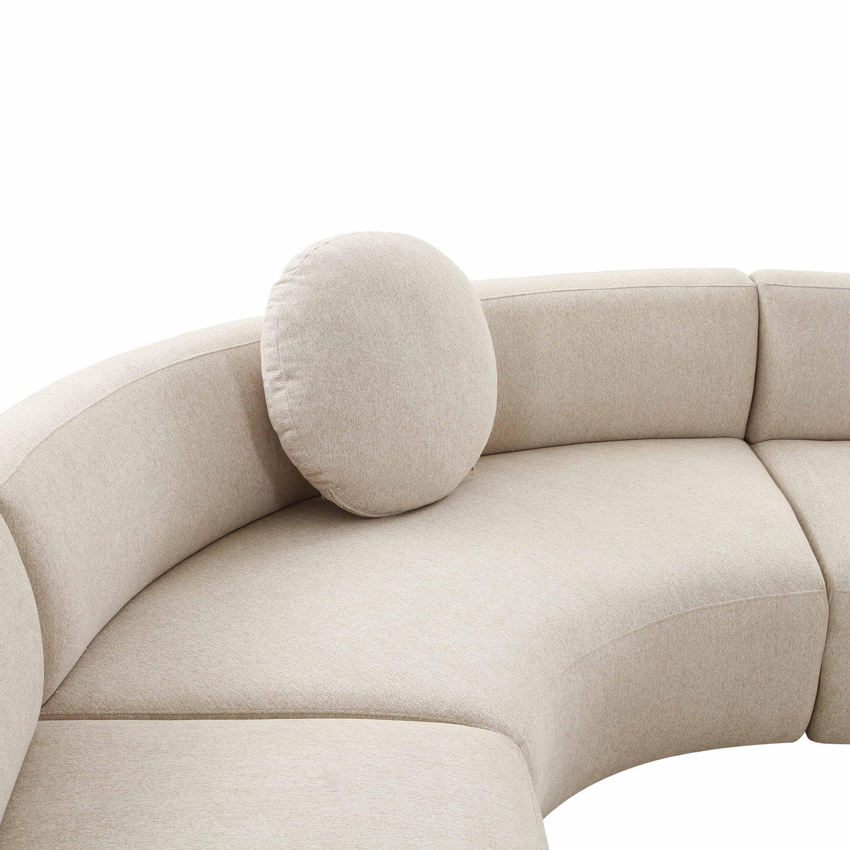 Broohah Beige Performance Linen Sectional by TOV Furniture – photo 5 of 7
