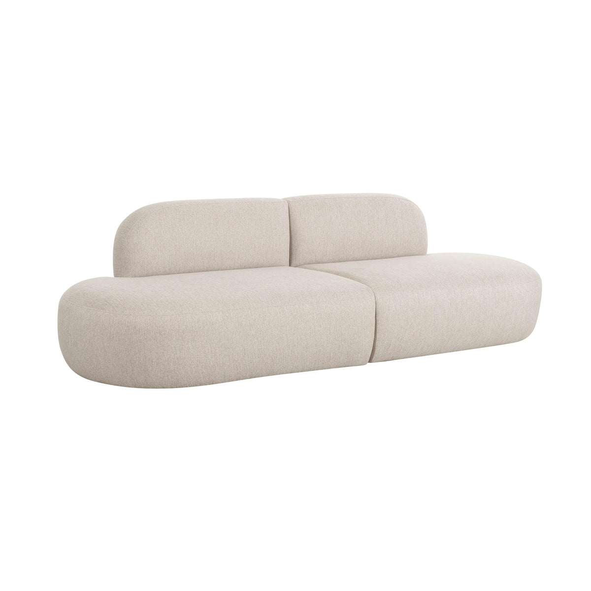 Broohah 94" Beige Performance Linen Sofa by TOV Furniture – photo 1 of 6