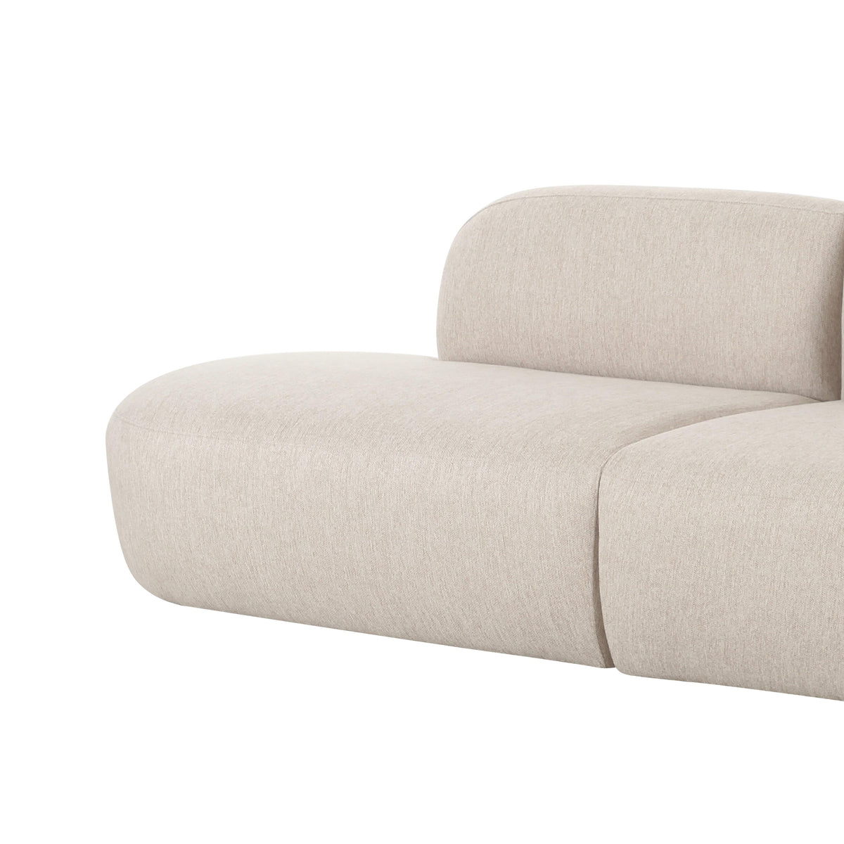 Broohah 94" Beige Performance Linen Sofa by TOV Furniture – photo 5 of 6