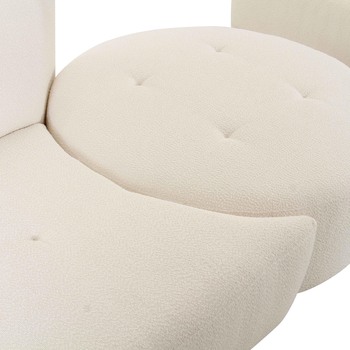 Fickle Cream Performance Boucle 4-Piece Modular RAF Sectional by TOV Furniture – photo 6 of 7