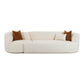 Fickle Cream Boucle 2 Piece Modular Sofa by TOV L6866 C So3L