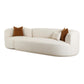 Fickle Cream Boucle 2 Piece Modular Sofa by TOV L6866 C So3R