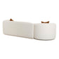 Fickle Cream Boucle 2 Piece Modular Sofa by TOV L6866 C So3L