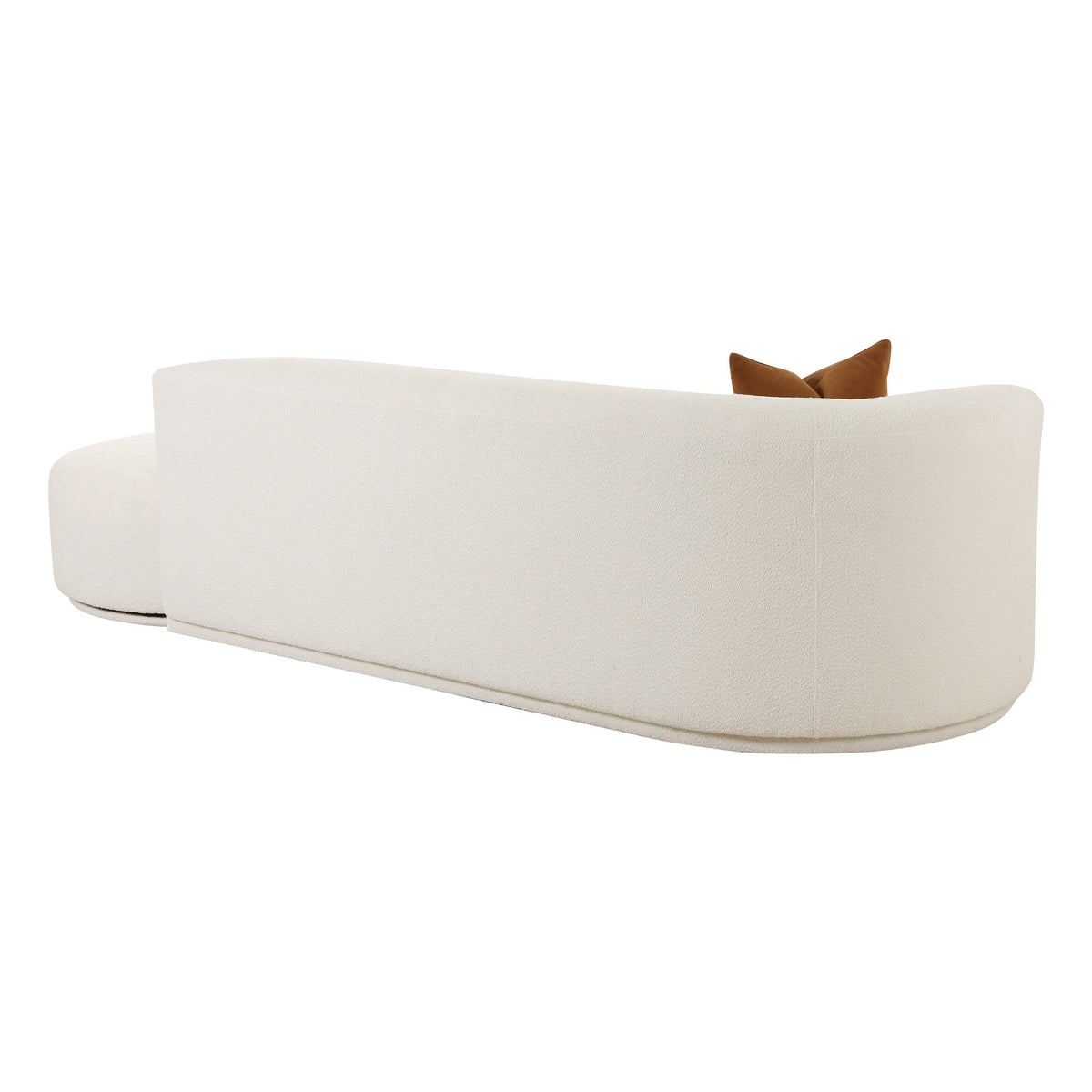 Fickle Cream Performance Boucle 2-Piece Chaise Modular LAF Sofa by TOV Furniture – photo 6 of 7