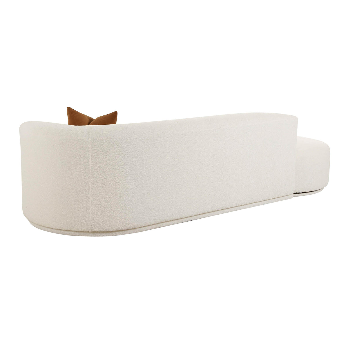 Fickle Cream Performance Boucle 2-Piece Chaise Modular RAF Sofa by TOV Furniture – photo 5 of 7