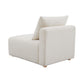 Hangover Cream Boucle Modular Armless Chair by TOV L68787 Ac