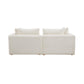 Hangover 81 Cream Boucle Loveseat by TOV L68787 Lo