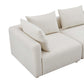 Hangover 81 Cream Boucle Loveseat by TOV L68787 Lo