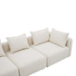 Hangover 112 5 Cream Boucle Sofa by TOV L68787 So