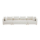 Hangover 145 Cream Boucle Long Sofa by TOV L68787 So1
