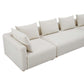 Hangover 145 Cream Boucle Long Sofa by TOV L68787 So1