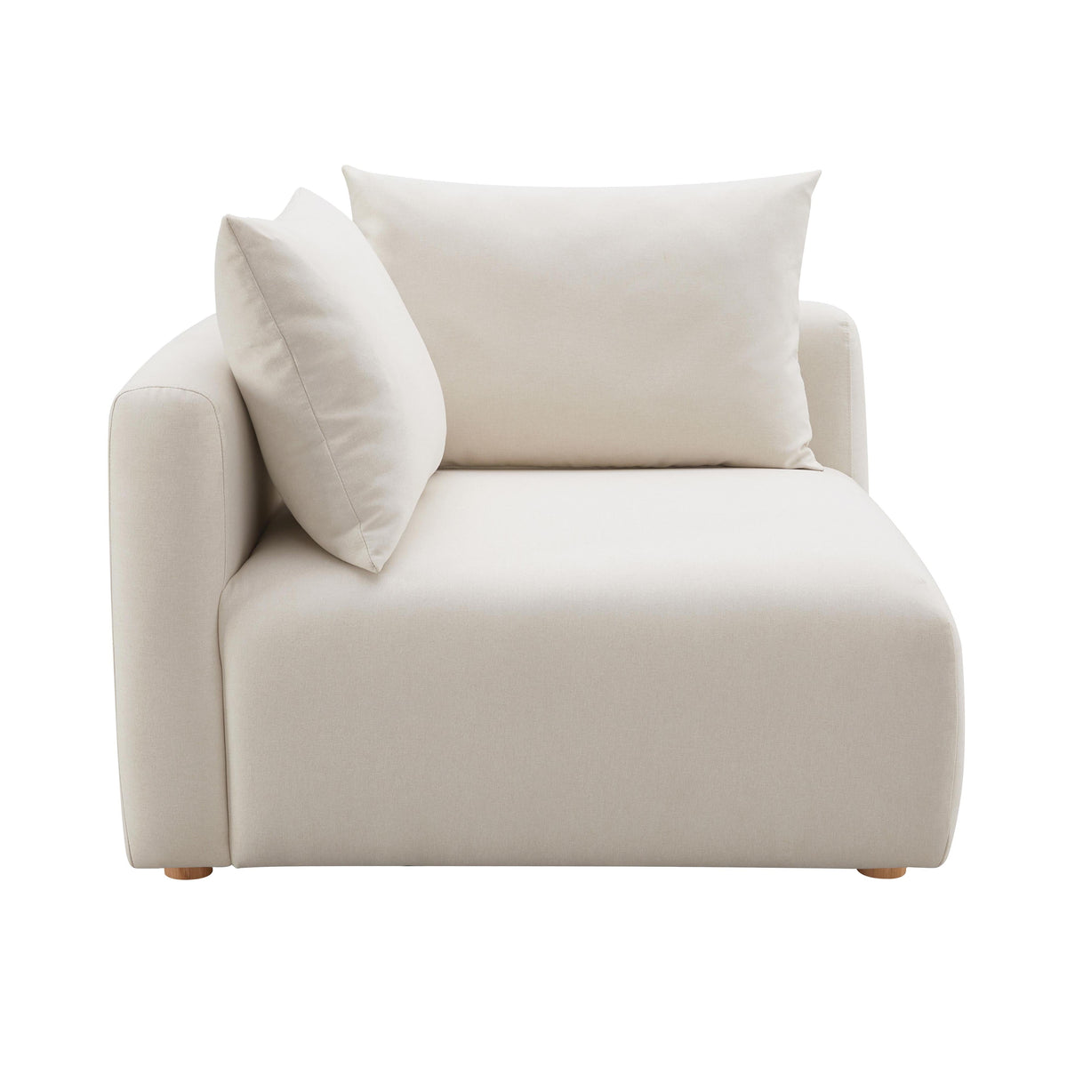 Hangover Cream Performance Linen Modular Corner Chair by TOV Furniture – photo 4 of 8