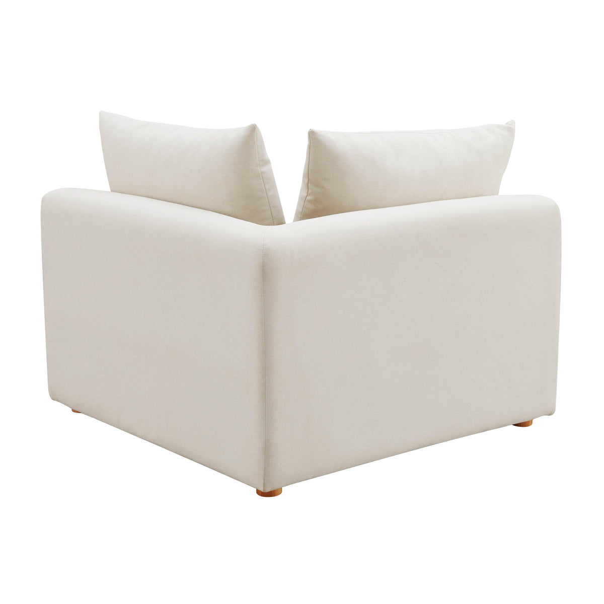 Hangover Cream Performance Linen Modular Corner Chair by TOV Furniture – photo 6 of 8