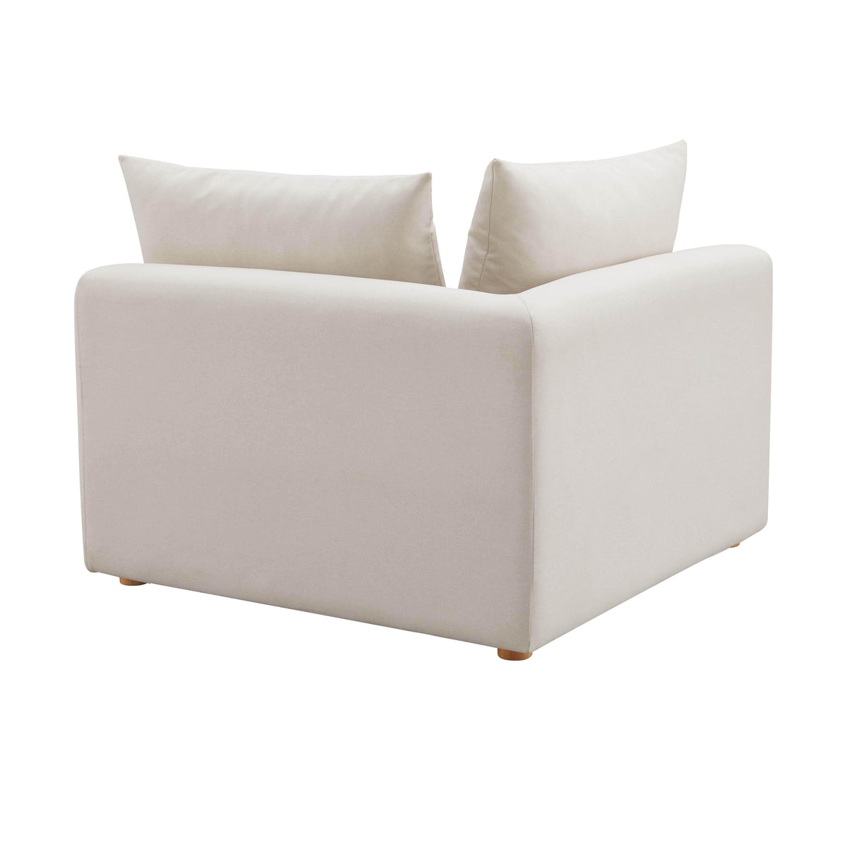 Hangover Cream Performance Linen Modular Corner Chair by TOV Furniture – photo 7 of 8