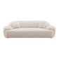 Allegra Cream Velvet Sofa by TOV