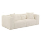 Tarra 86 Fluffy Oversized Corduroy Modular Loveseat by TOV L68888