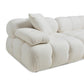 Calliope 4 Piece Vegan Shearling Modular Sectional by TOV L68922 Sec