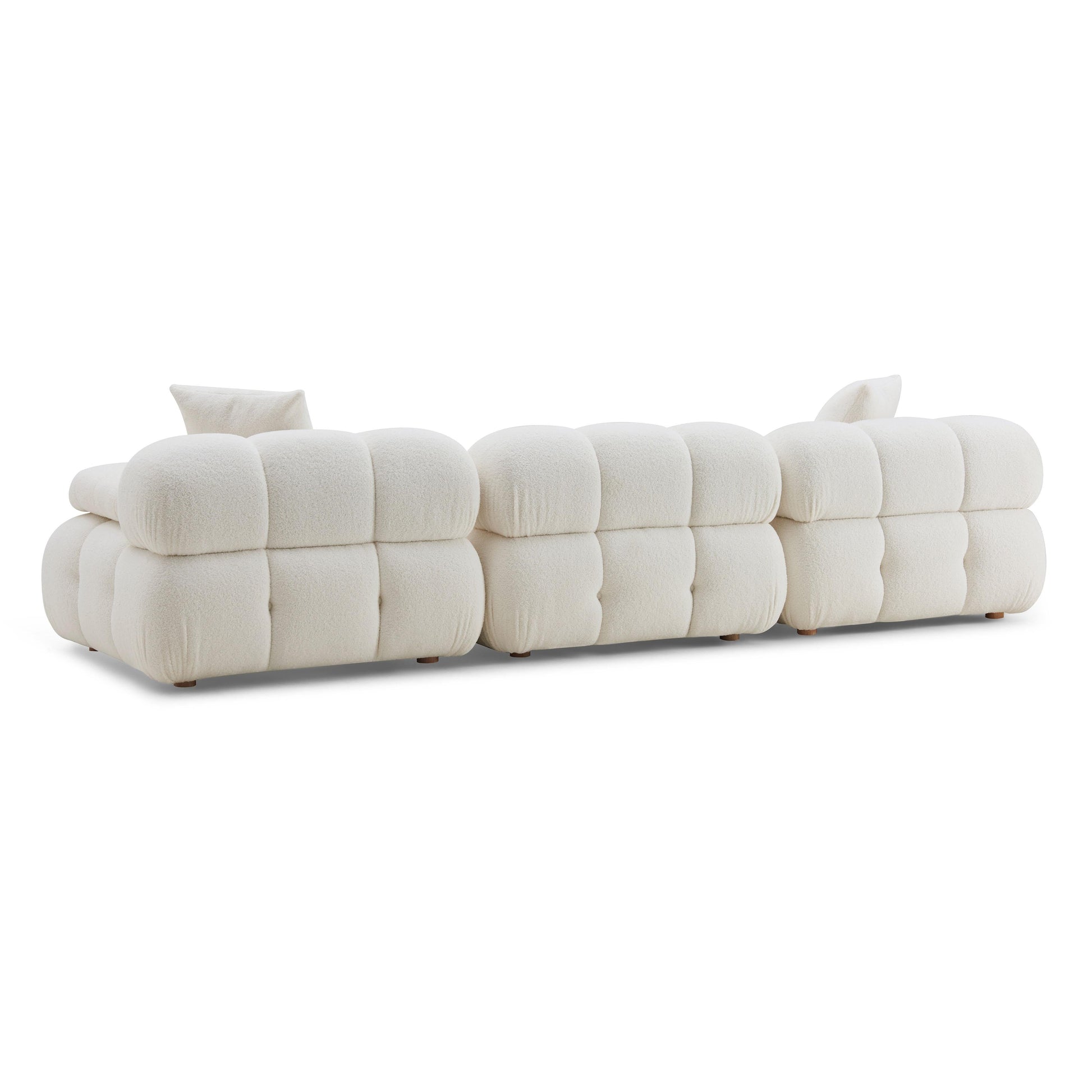Calliope 118 Vegan Shearling Modular Sofa by TOV L69306