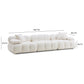 Calliope 118 Vegan Shearling Modular Sofa by TOV L69306