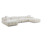 Calliope 6 Piece Vegan Shearling Modular U Sectional by TOV L69307 Sec
