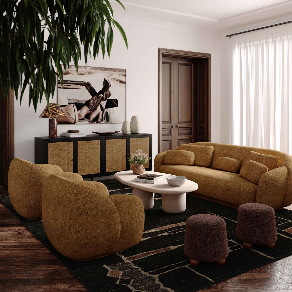 Misty Brown Performance Boucle Sofa by TOV Furniture – photo 2 of 6