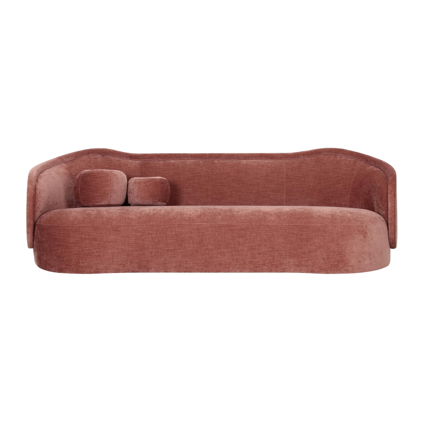 Circe 92 5 Textured Velvet Sofa by TOV L69060