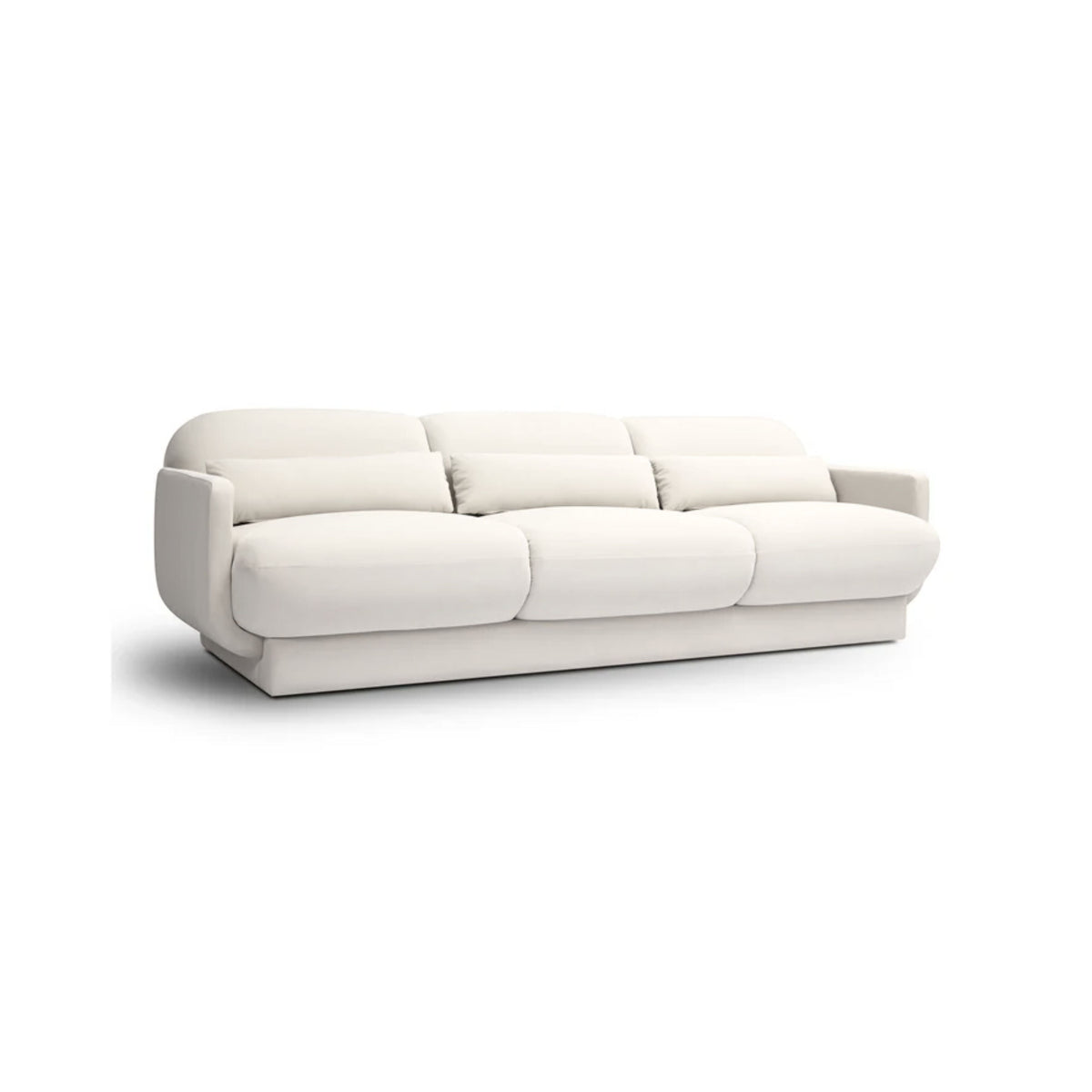 Azalea Cream Performance Velvet Sofa by TOV Furniture – photo 1 of 7