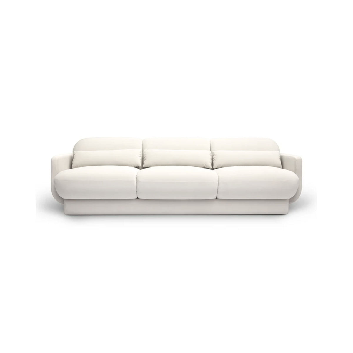 Azalea Cream Performance Velvet Sofa by TOV Furniture – photo 3 of 7