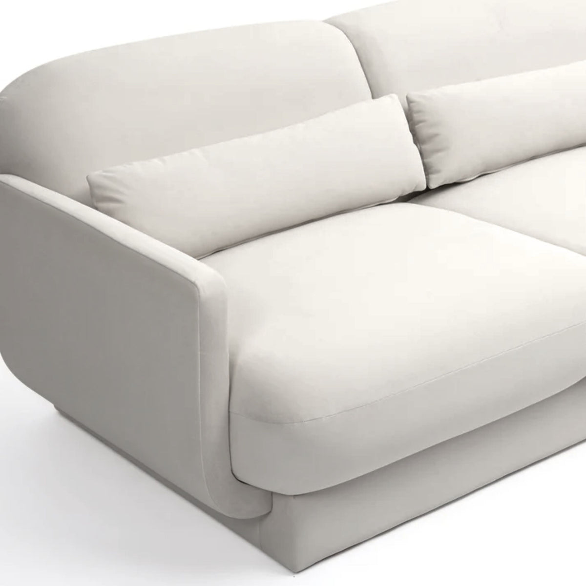 Azalea Cream Performance Velvet Sofa by TOV Furniture – photo 5 of 7