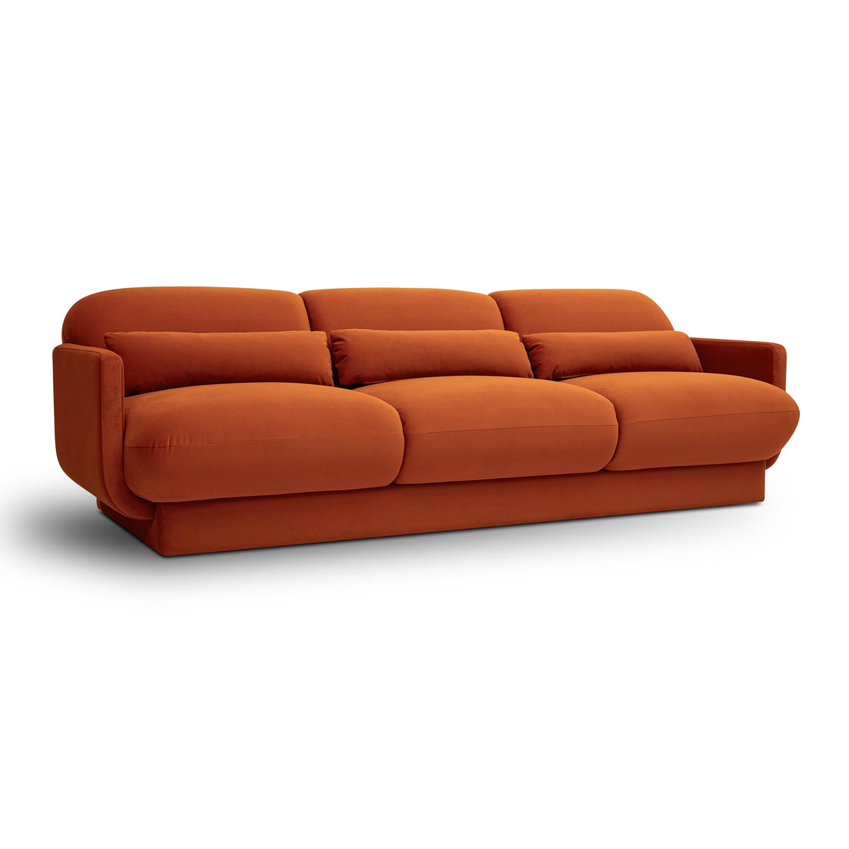 Azalea Rust Orange Performance Velvet Sofa by TOV Furniture – photo 1 of 7