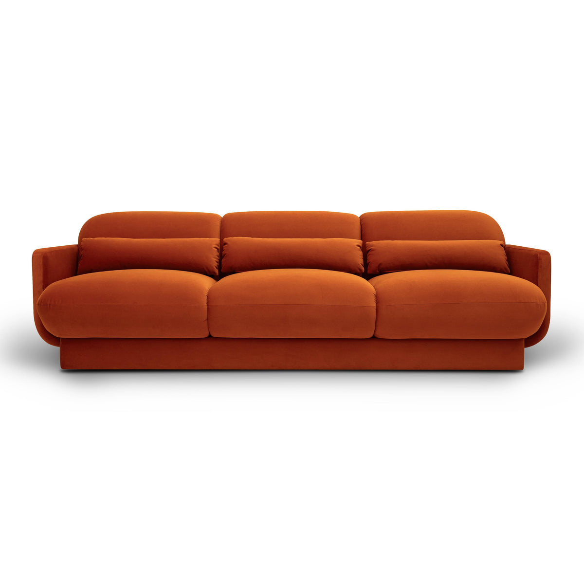 Azalea Rust Orange Performance Velvet Sofa by TOV Furniture – photo 3 of 7