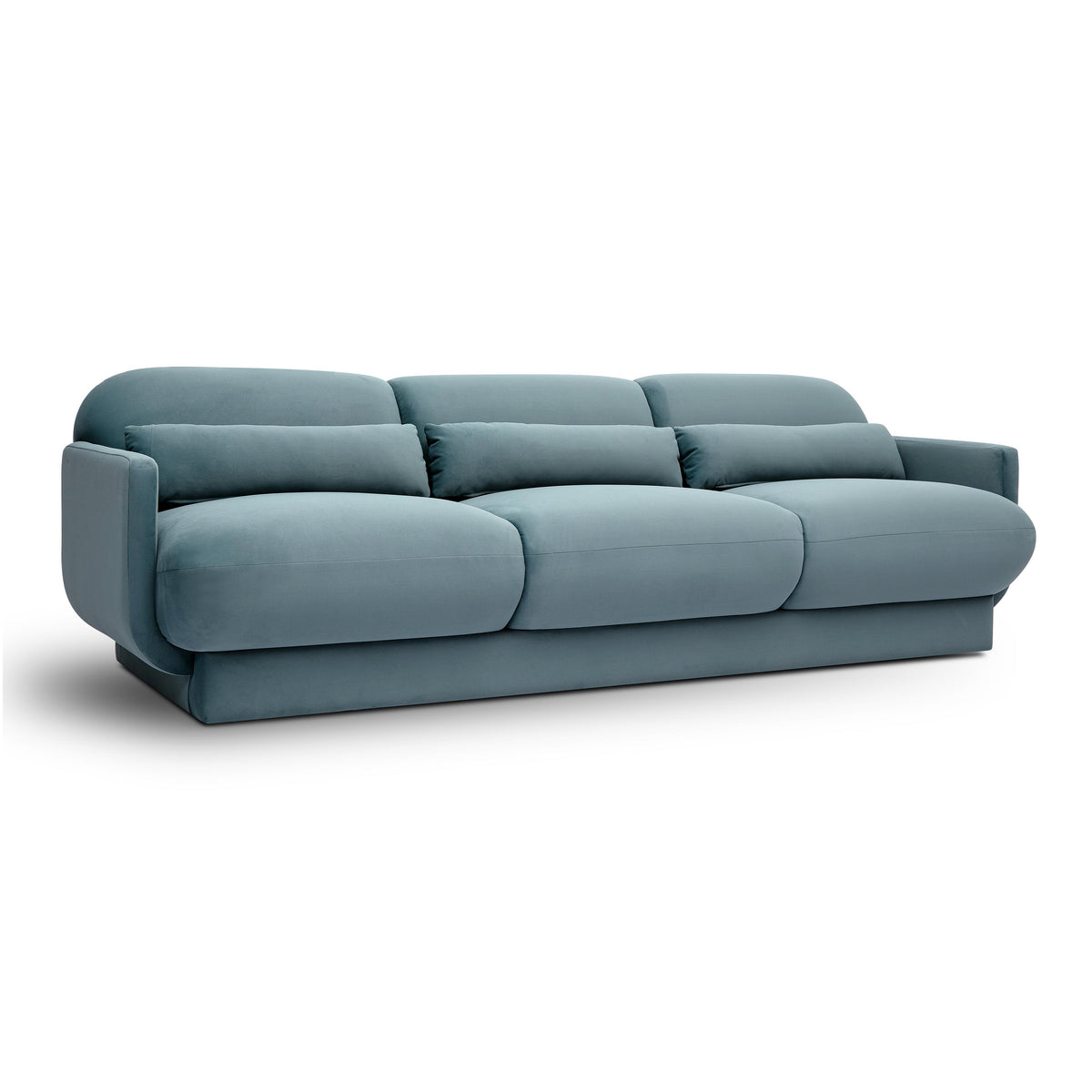 Azalea Powder Blue Performance Velvet Sofa by TOV Furniture – photo 1 of 7