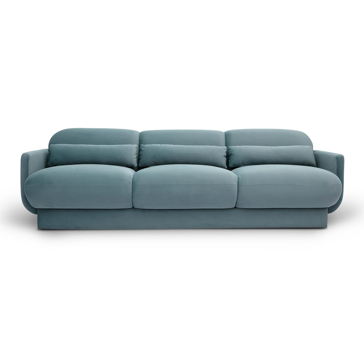 Azalea Powder Blue Performance Velvet Sofa by TOV Furniture – photo 3 of 7