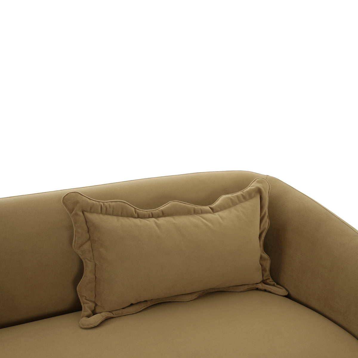 Lou 91" Cafe Au Lait Performance Velvet Sofa by TOV Furniture – photo 5 of 8