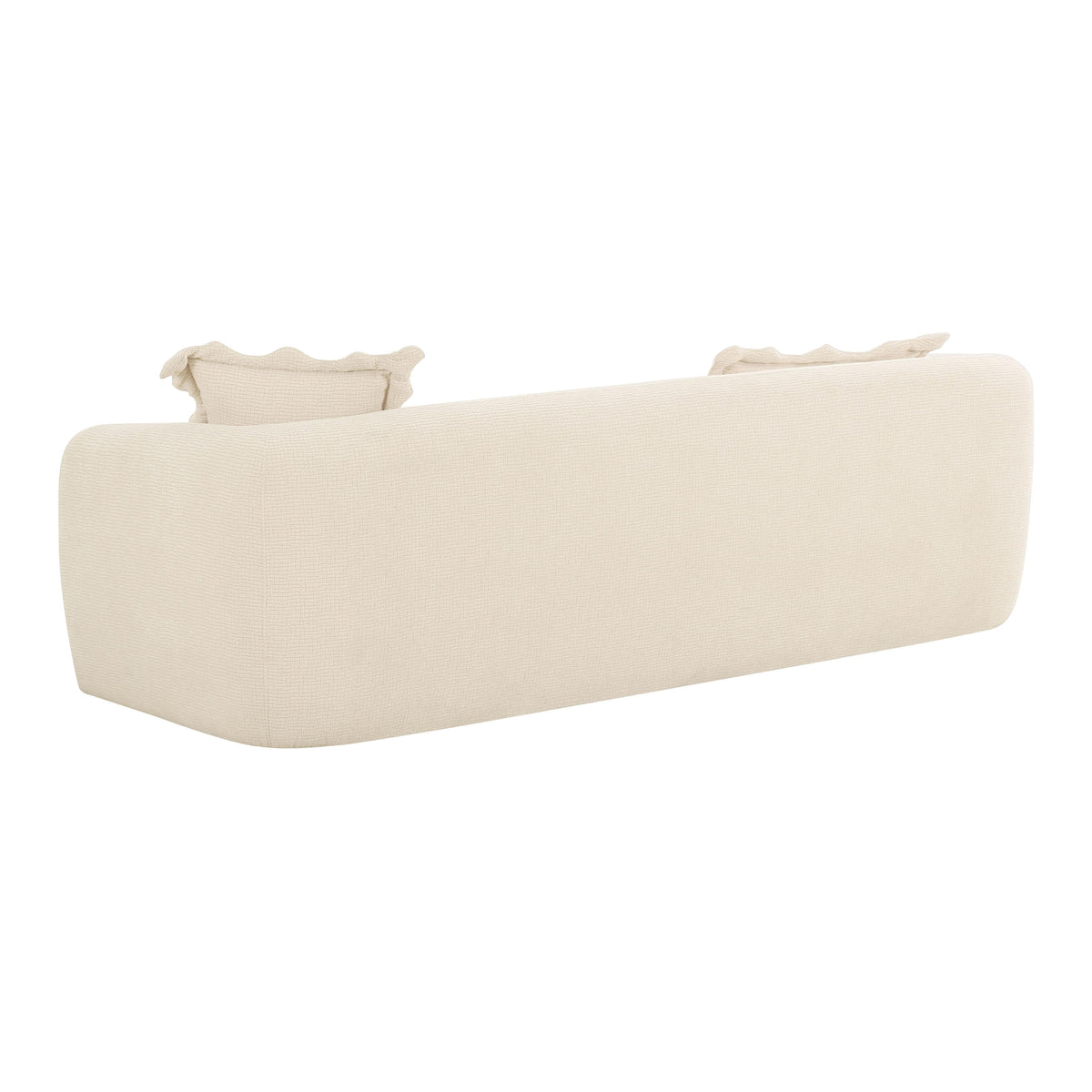 Lou 91" Sandstone Textured Performance Fabric Sofa by TOV Furniture – photo 4 of 7