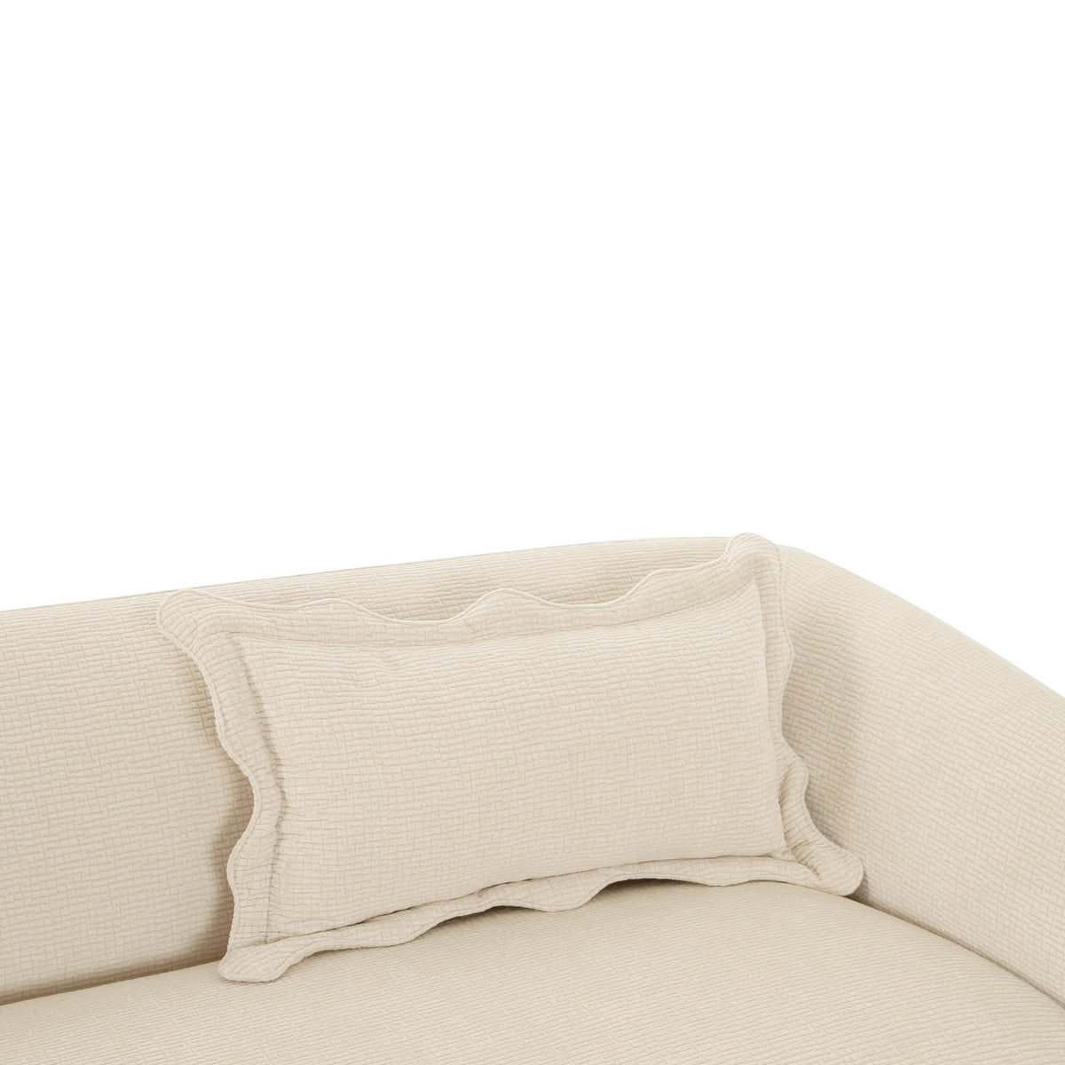 Lou 91" Sandstone Textured Performance Fabric Sofa by TOV Furniture – photo 5 of 7