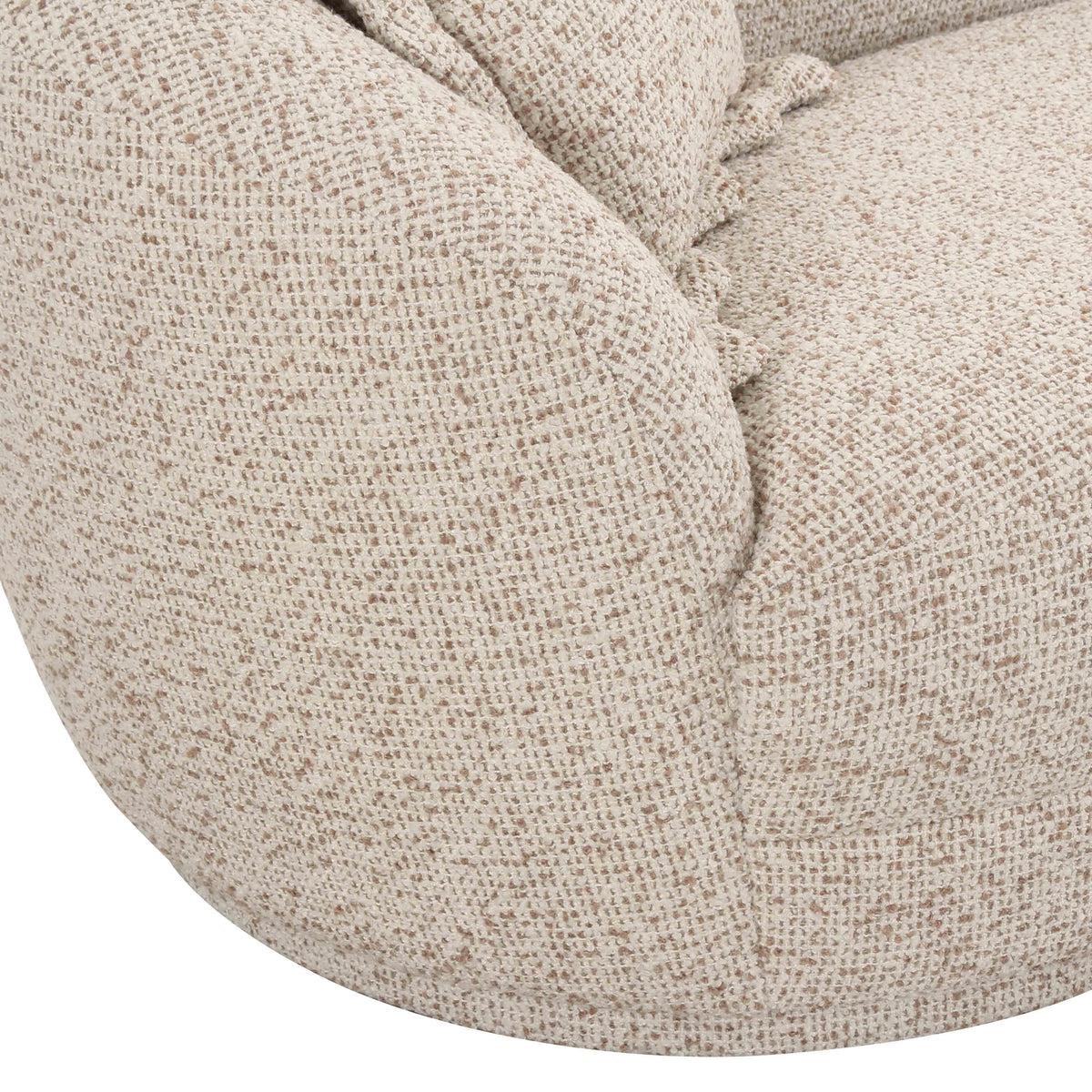 Marion Two-Tone Textured Performance Boucle Loveseat - LAF by TOV Furniture – photo 5 of 6