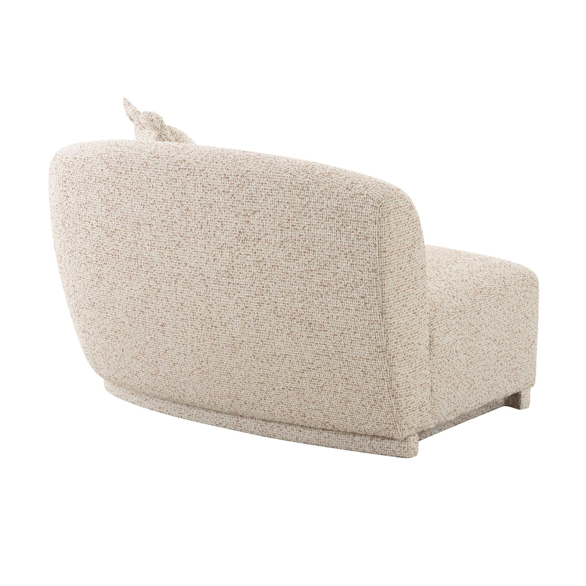 Marion Two-Tone Textured Performance Boucle Loveseat - RAF by TOV Furniture – photo 4 of 6