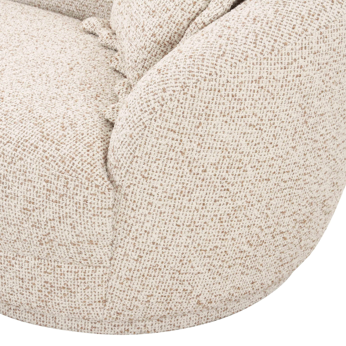 Marion Two-Tone Textured Performance Boucle Loveseat - RAF by TOV Furniture – photo 5 of 6