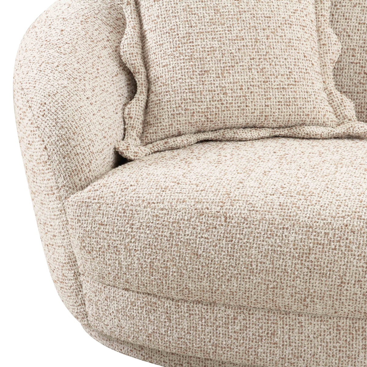 Marion 2-Piece Two-Tone Textured Performance Boucle Sectional by TOV Furniture – photo 5 of 6
