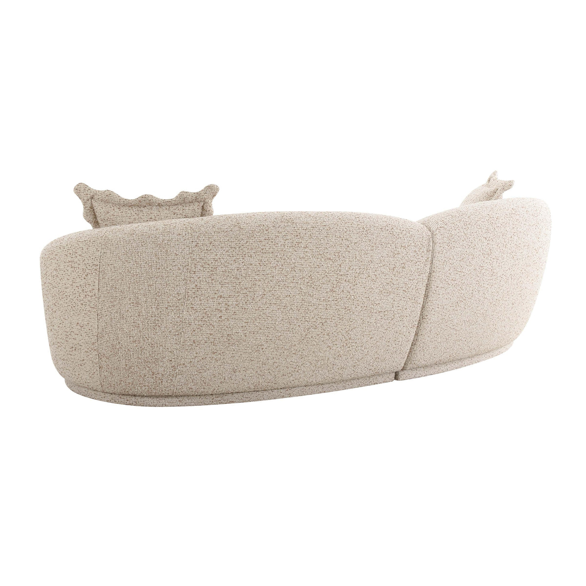 Marion 2-Piece Two-Tone Textured Performance Boucle Sectional by TOV Furniture – photo 4 of 6